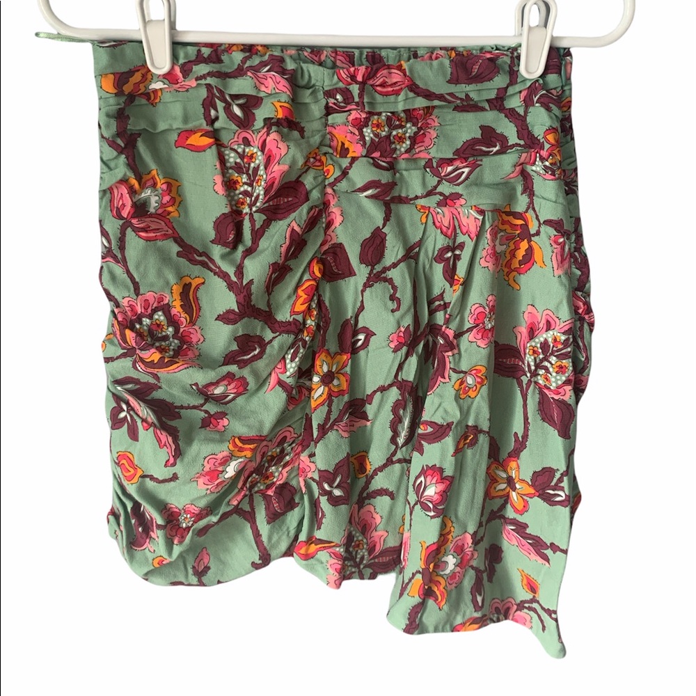 NWT Zara Asymmetrical Floral Summer Top Size M